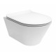 Подвесной безободковый унитаз Kerama Marazzi Plaza Modern Rimless PLMR.wc.02, белый