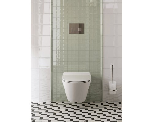 Подвесной безободковый унитаз Kerama Marazzi Plaza Modern Rimless PLMR.wc.02, белый