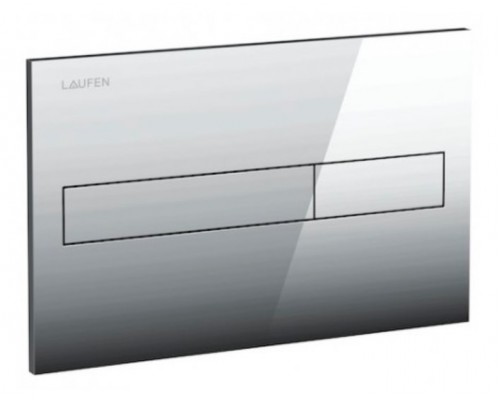 Инсталляция Laufen Basal, клавиша хром, с унитазом Laufen Basal, сиденье микролифт, белый, 6.2071.2.004.000.3