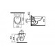 Безободковый подвесной унитаз Vitra S10 SpinFlush, VitrA Hygiene, 7855B003-0075