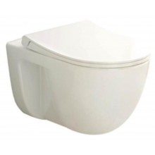Безободковый подвесной унитаз Vitra S40, антибактериальная глазурь, 7759B003-0075