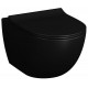 Инсталляция Ideal Standard узкая с унитазом Vitra Sento 7748B083-0101, цвет черный матовый, сиденье микролифт, клавиша черный матовый, комплект Santehnica.ru