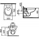 Инсталляция с унитазом Vitra Norm Fit 9773B099-7207, крышка микролифт, быстросъемная, клавиша хром, комплект