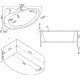 Ванна акриловая Bas Вектра, 150 х 90 см, левая/правая, В 00007/В 00008