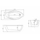 Акриловая ванна Lagard Versa Treasure Silver lgd-vsa-ts 174 x 84 см