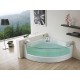 Акриловая ванна Gemy G9080 с аэромассажем, 150 х 150 см