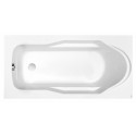 Ванна акриловая Cersanit Santana 160 x 70 см, прямоугольная, белая, 63324