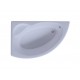 Ванна акриловая Aquatek Аякс 2 170 x 110 см с фронтальным экраном, белая, вклеенный каркас, левая/правая