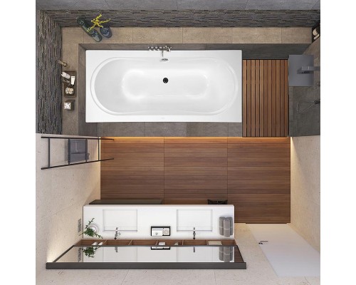 Акриловая ванна Vagnerplast Briana 180 x 80 см