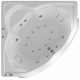 Ванна акриловая Aquatek Сириус, 164 x 164 см, с гидромассажем, белая, SIR164-0000006