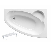 Акриловая ванна Ravak Asymmetric 170 x 110 см, с опорой, правая, белая, C491000000