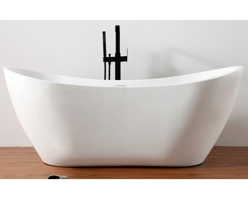 Ванна акриловая Abber 180 х 80 x 72 см, отдельностоящая, белая, AB9322