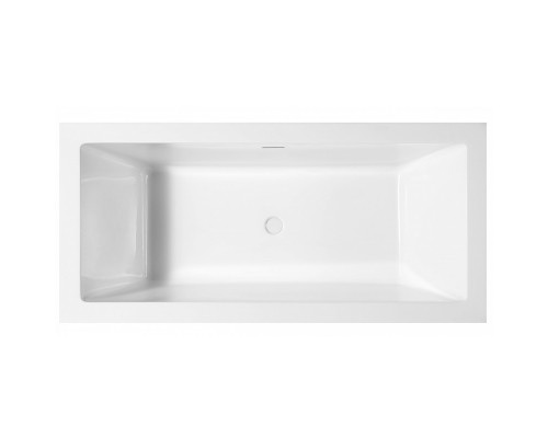Ванна акриловая Abber 160 х 80 x 63.5 см, отдельностоящая, белая, AB9339-1.6