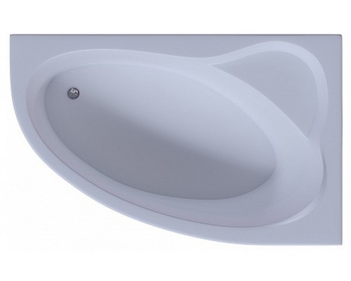 Ванна акриловая Aquatek Eco-friendly Фиджи 170 x 110 см, вклеенный каркас, белая, левая/правая