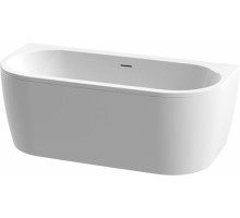 Ванна акриловая Cezares Slim Wall, 180 х 79 см, белая фронтальная панель, чаша белая, SLIM WALL-180-80-60-W37-SET
