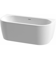 Ванна акриловая Cezares Slim Wall, 180 х 79 см, белая фронтальная панель, чаша белая, SLIM WALL-180-80-60-W37-SET