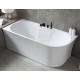 Ванна акриловая Abber 170 х 78 x 60 см, белая, AB9335-1.7 L/R