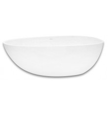 Ванна акриловая Abber 170 x 85 см, белая/черная