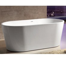 Ванна акриловая Abber 130 х 70 x 60 см отдельностоящая, белая, AB9203-1.3