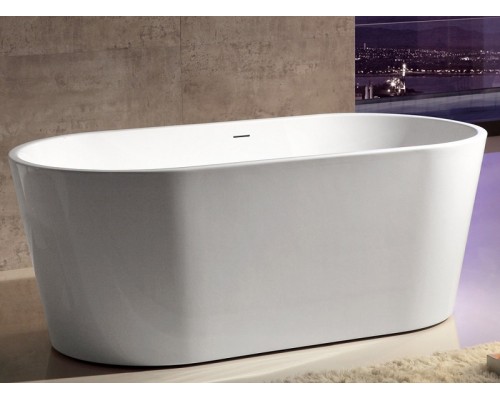 Ванна акриловая Abber 130 х 70 x 60 см отдельностоящая, белая, AB9203-1.3