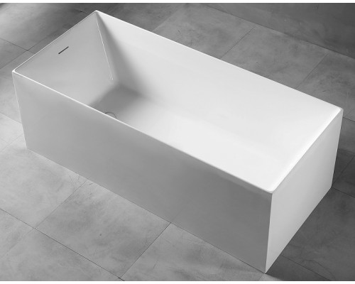 Ванна акриловая Abber 150 х 70 x 60 см, отдельностоящая, белая, AB9274-1.5