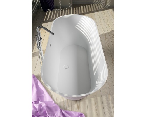 Овальная ванна из искусственного камня Riho Barcelona 170 х 70 см, белая