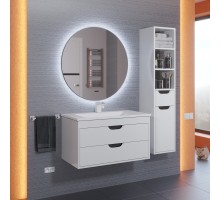 Зеркало для ванной с подсветкой Uperwood Modul (65*65 см, бесконтактный сенсор, антизапотевание, круглое, холодная подсветка)