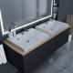 Раковина для ванной полувстраиваемая Uperwood Classic (70 см, прямоугольная)