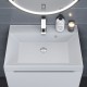 Раковина кварцевая для ванной Uperwood Classic Quartz (60 см, белая матовая, жасмин)