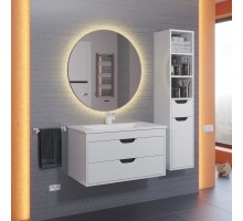Зеркало для ванной с подсветкой Uperwood Modul (65*65 см, бесконтактный сенсор, антизапотевание, круглое, теплая подсветка)