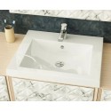 Раковина для ванной полувстраиваемая Uperwood Eva 40 см, белая Раковина для ванной полувстраиваемая Uperwood Eva 40 см, белая