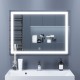Зеркало для ванной с подсветкой Uperwood Tanos (80*80 см, LED подсветка, сенсорный выключатель, антизапотевание)
