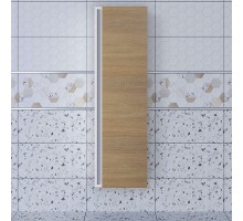 Шкаф-пенал для ванной Uperwood Barsa (35*28*120 см, подвесной, белый/дуб сонома)