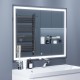 Зеркало для ванной с подсветкой Uperwood Tanos (100*80 см, LED подсветка, сенсорный выключатель, антизапотевание)