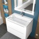 Раковина для ванной Uperwood Olivia 70 см, белая глянцевая