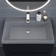Раковина кварцевая для ванной Uperwood Classic Quartz (70 см, серая матовая, бетон)