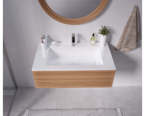 Раковина для ванной полувстраиваемая Uperwood Modul (80 см, прямоугольная)