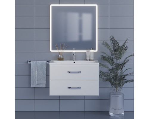 Зеркало для ванной с подсветкой Uperwood Foster (80*80 см, LED подсветка, сенсорный выключатель, антизапотевание)