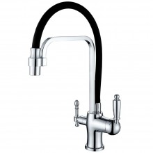 Смеситель для кухни Kern 2084 chrome black