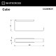 Полотенцедержатель WHITECROSS Cubo CU2456CR (хром)