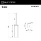 Ершик напольный WHITECROSS Cubo CU2476CR (хром)