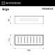 Полка для душа WHITECROSS Ergo ER2280GLB