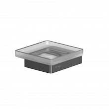 Мыльница подвесная WHITECROSS Cubo CU2420GM (оружейная сталь)