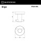 Крючок двойной WHITECROSS Ergo ER2212BL (черный мат)