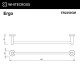 Полотенцедержатель 450 мм. WHITECROSS Ergo ER2250GM (оружейная сталь)