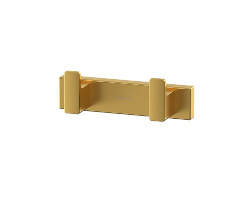 Крючок двойной WHITECROSS Cubo CU2412GLB (брашированное золото) Крючок двойной WHITECROSS Cubo CU2412GLB (брашированное золото)