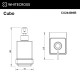 Дозатор для жидкого мыла подвесной WHITECROSS Cubo CU2440NIB (брашированный никель)