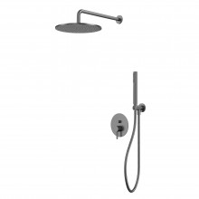 Система для душа скрытого монтажа WHITECROSS Y YSET04GM (оружейная сталь)