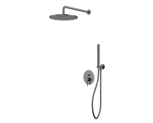 Система для душа скрытого монтажа WHITECROSS Y YSET04GM (оружейная сталь)