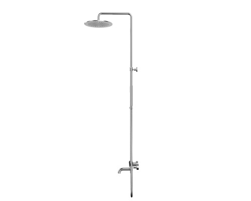 Термостатическая система для ванны наружного монтажа WHITECROSS Y Y1234NIB (брашированный никель)